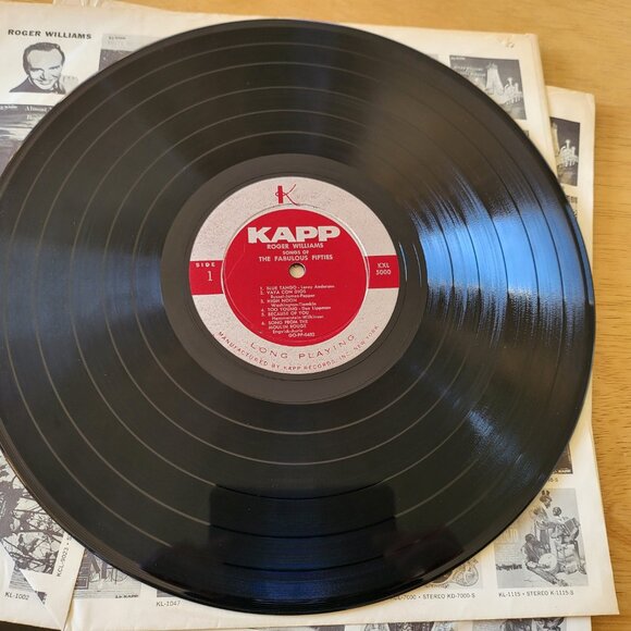 ROGER WILLIAMS Songs Of The Fabulous Fifties Double LP 1960 Kapp KXL 5000 LP4 - Picture 4 of 12